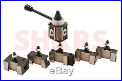 Out of Stock 90 Days AXA Piston Type Quick Change Tool Post 6PCS Include