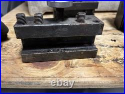 PHASE II 250-444 400 Wedge Type Quick Change Tool Post Set With 5 Holders