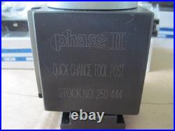 PHASE II 251-444 Quick Change Tool Post Set, Type CA 1, 2, 4, 7, 10