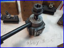 Phase 2 II Quick Change Tool Post Set 5 Holders Wedge Style 251-222 Aloris BXA Phase 2 II Quick Change Tool Post Set 5 Holders Wedge Style 251-222 Aloris BXA