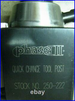 Phase 2 II Quick Change Tool Post Set 6 Holders Wedge Style 250-222 Aloris BXA