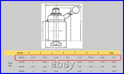 Phase II 250-100 Piston Type Style Quick Change Tool Post