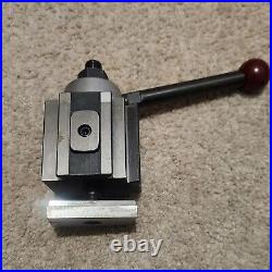 Phase II Lathe Quick Change Tool Post Holder #250-200 With 4 Tool Holders Phase II Lathe Quick Change Tool Post Holder #250-200 With 4 Tool Holders