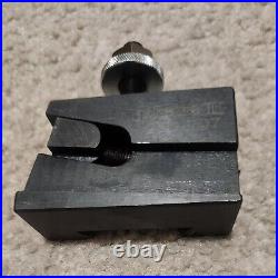 Phase II Lathe Quick Change Tool Post Holder #250-200 With 4 Tool Holders Phase II Lathe Quick Change Tool Post Holder #250-200 With 4 Tool Holders