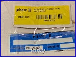 Phase II Piston Type Quick Change Tool Post 14 to 20 Lathe Swing 250-400