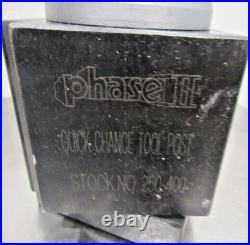 Phase II Quick Change Tool Post Lathe Swing 14-20 Stock NO. 250-400