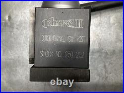 Phase II Quick Change Tool Post Wedge 250-22 10-15 Metal Lathe Phase II Quick Change Tool Post Wedge 250-22 10-15 Metal Lathe