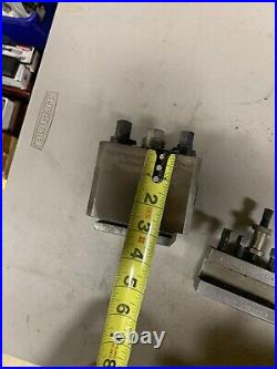 Pratt Burnerd Lathe Quick Change Tool Post Set A112D0000 Dicksons 4 Pcs Leblond