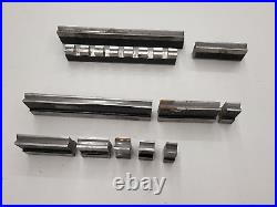 Press Brake Tooling Quickchange 1V Dies 17.75 Sectionalized 19 of Standard 1V