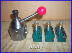 QUICK CHANGE TOOL POST MINI LATHE 7x10 12 14 STEEL! 4 PISTON