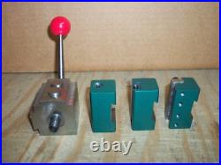 QUICK CHANGE TOOL POST MINI LATHE 7x10 12 14 STEEL! 4 PISTON