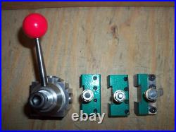 QUICK CHANGE TOOL POST MINI LATHE 7x10 12 14 STEEL! 4 PISTON