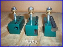 QUICK CHANGE TOOL POST MINI LATHE 7x10 12 14 STEEL! 4 PISTON