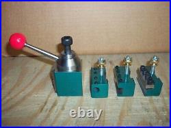 QUICK CHANGE TOOL POST MINI LATHE 7x10 12 14 STEEL! 4 PISTON + INDICATOR MOUNT QUICK CHANGE TOOL POST MINI LATHE 7x10 12 14 STEEL! 4 PISTON + INDICATOR MOUNT