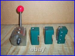 QUICK CHANGE TOOL POST MINI LATHE 7x10 12 14 STEEL! 4 PISTON + INDICATOR MOUNT QUICK CHANGE TOOL POST MINI LATHE 7x10 12 14 STEEL! 4 PISTON + INDICATOR MOUNT