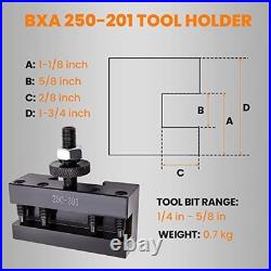 Quick Change Lathe Tool Post Holders Set of 5 for BXA Tool Posts