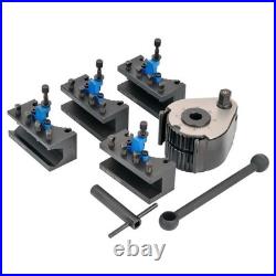 Quick-Change Lathe Tool Post Set for 0.63 x 0.63 in Tool Rest