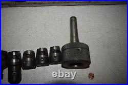 Quick Change Tool Holder with R8 Collet Shank Set Lot