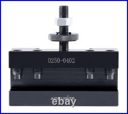 Quick Change Tool Post Holder for Boring Turning Facing, 1'' Max Hold