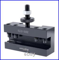 Quick Change Tool Post Holder for Boring Turning Facing, 1'' Max Hold