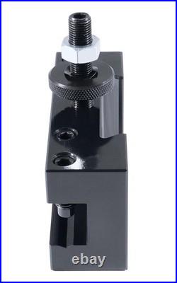 Quick Change Tool Post Holder for Boring Turning Facing, 1'' Max Hold