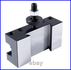 Quick Change Tool Post Holder for Boring Turning Facing, 1'' Max Hold