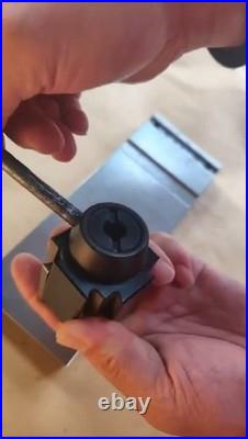 Quick Change Tool Post Set 0XA Steel Wedge Type Mini Lathe 7 x 10 7 x 12