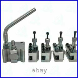 Quick Change Tool Post Set 13Pc T37 ML7 Lathe 90-115mm Centre Height Heavy Duty