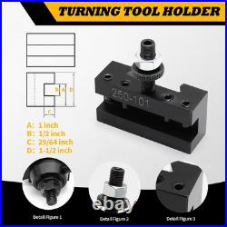 Quick Change Tool Post Set 6-12 Lathe Swing 250-100 250-101, 250-102, 250-10