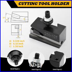 Quick Change Tool Post Set 6-12 Lathe Swing 250-100 250-101, 250-102, 250-10