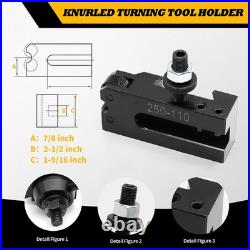 Quick Change Tool Post Set 6-12 Lathe Swing 250-100 250-101, 250-102, 250-10