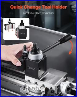 Quick Change Tool Post Set, 6 Pcs, Includes Lathe Tool Holders, Piston Type Tool