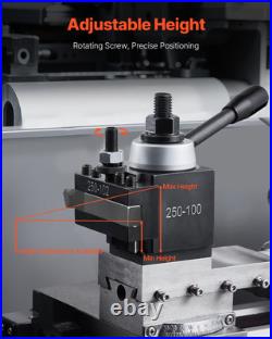 Quick Change Tool Post Set 6 Pcs Lathe Tool Holders for 6-12 Mini Lathe Swing Quick Change Tool Post Set 6 Pcs Lathe Tool Holders for 6-12 Mini Lathe Swing