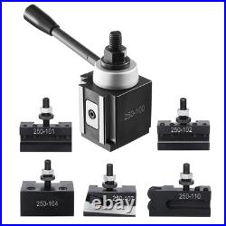 Quick Change Tool Post Set 6 Pcs Lathe Tool Holders for 6-12 Mini Lathe Swing Quick Change Tool Post Set 6 Pcs Lathe Tool Holders for 6-12 Mini Lathe Swing