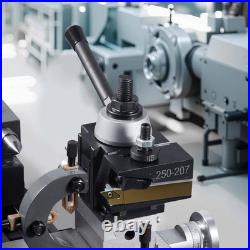 Quick Change Tool Post Set, 8Pcs, Includes Lathe Tool Holders 12 In. Metal Wedge