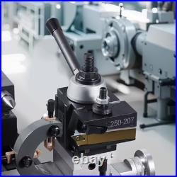 Quick Change Tool Post Set, 8Pcs, Includes Lathe Tool Holders 12 In. Metal Wedge