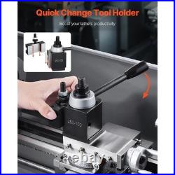 Quick Change Tool Post Set 8 Pcs Lathe Tool Holders for 6-12 Mini Lathe Swing