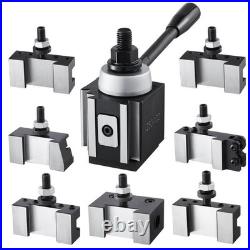 Quick Change Tool Post Set 8 Pcs Lathe Tool Holders for 6-12 Mini Lathe Swing