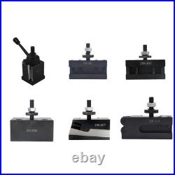 Quick Change Tool Post Set Swing Dia 10-15 Inch 6Pcs