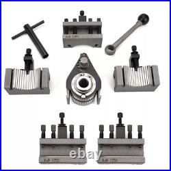 Quick Change Tool Post With 5pcs Holders 40 Position for Swing 120-220mm Lathe Quick Change Tool Post With 5pcs Holders 40 Position for Swing 120-220mm Lathe