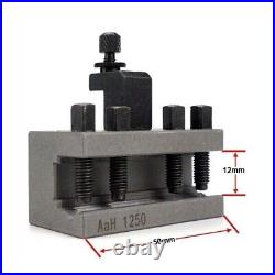 Quick Change Tool Post With 5pcs Holders 40 Position for Swing 120-220mm Lathe