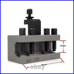 Quick Change Tool Post With 5pcs Holders 40 Position for Swing Lathe 120-220mm