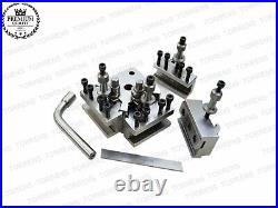 Quick Change Toolpost Set 10 Pieces Set T37 MIfords ML7 Wooden Box Dexons type Quick Change Toolpost Set 10 Pieces Set T37 MIfords ML7 Wooden Box Dexons type