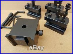 Quick change tool post x3 holders block size 68 x 68 x 48mm bore size 11m