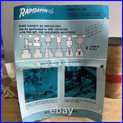 Rapidaptor R8 Quick Change Tool Holder Kingmann-White For Bridgeport J Head Mill