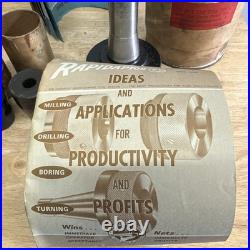 Rapidaptor R8 Quick Change Tool Holder Kingmann-White For Bridgeport J Head Mill