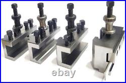 S2 / T2 Quick Change Tool Post Holders Colchester. Set of 4 Pcs