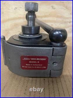 SPI MULTIQUICK / MULTIFIX MODEL B TOOL POST with3 HOLDERS Made in Switzerland