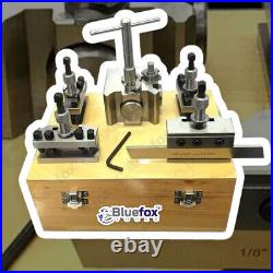 Set of 5PC T51 Quick Change Tool Post Standard Boring Parting Holder Wooden Box Set of 5PC T51 Quick Change Tool Post Standard Boring Parting Holder Wooden Box