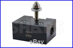 Shars BXA Piston Tool Post Set CNC High Precision Quick Change Lathe Holder 200